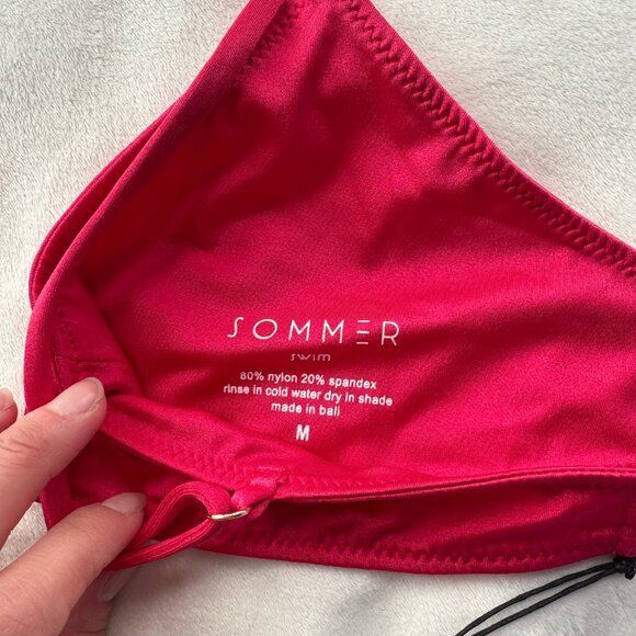 SOMMER SWIM - Magenta - Bralette Bikini Top - Picture 6 of 6